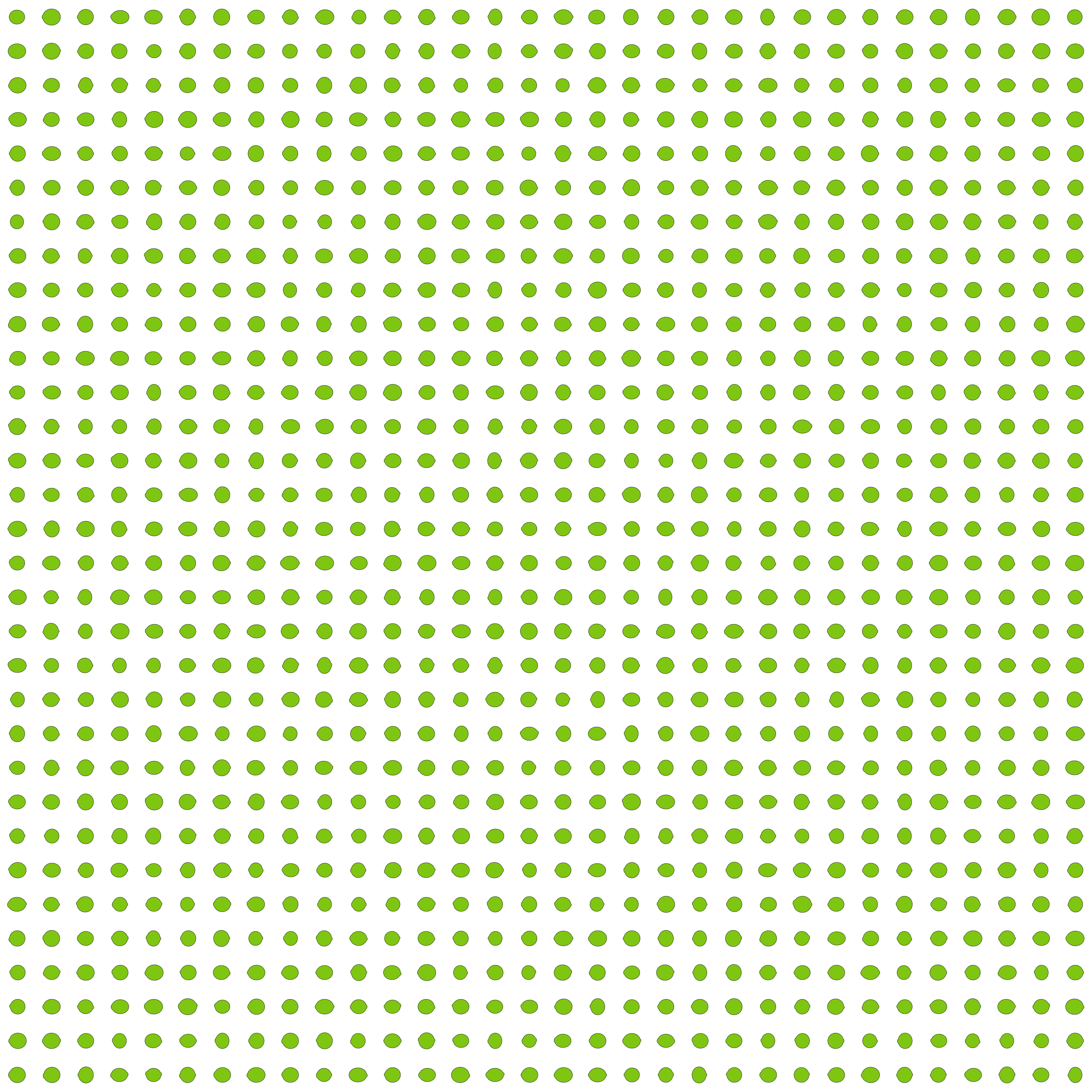 A grid of small illustrations of green limes.